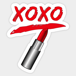 XOXO Lipstick Sticker